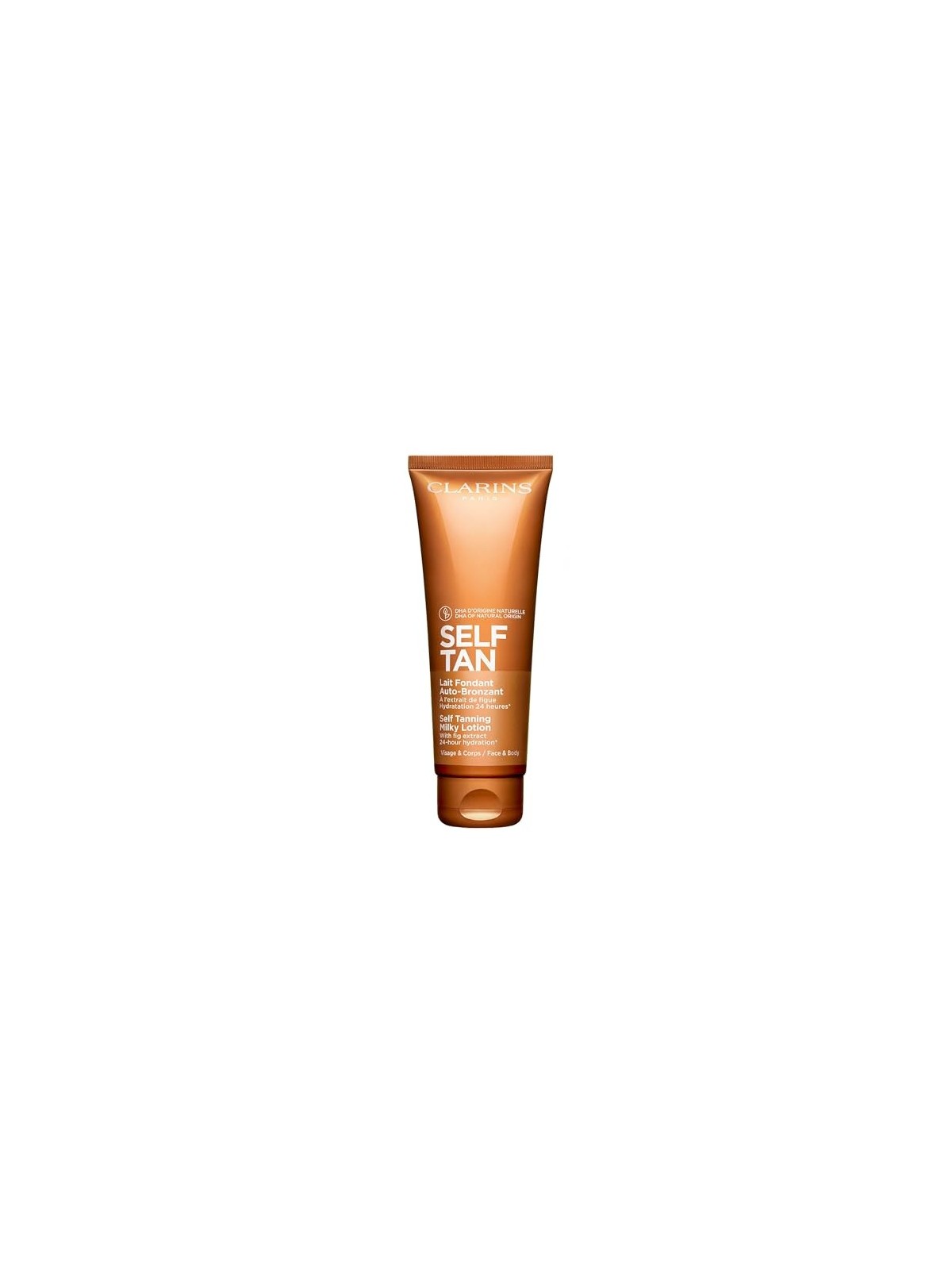 Clarins Self Tan Self Tanning Milky Lotion donna 125ml Face & Body, 24-hour Hydration Clarins www.essenzetotalstyle.com 