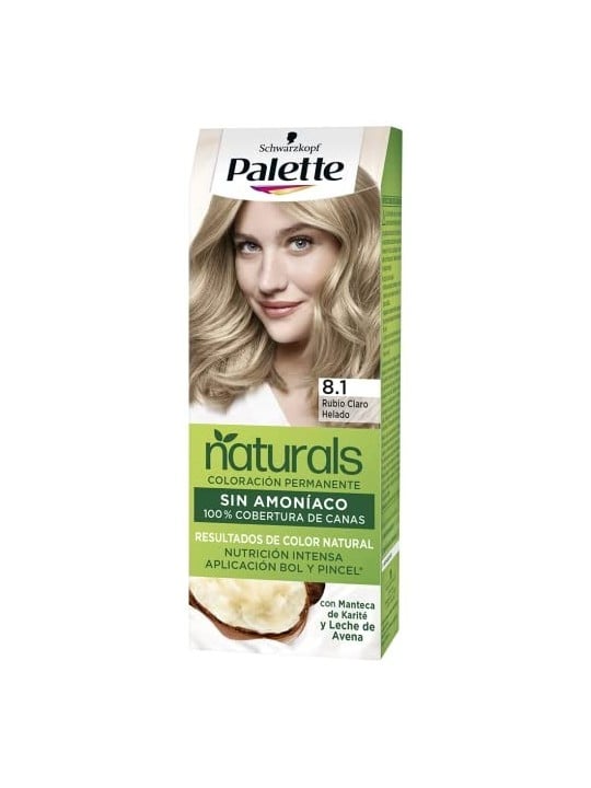 Palette NATURAL tinta 81biondo chiaro ghiacciato 1 unit donna