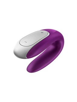 Satisfyer Double Fun Vibratore per coppie viola Bluetooth