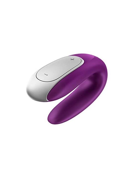 Satisfyer Double Fun Vibratore per coppie viola Bluetooth