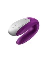 Satisfyer Double Fun Vibratore per coppie viola Bluetooth