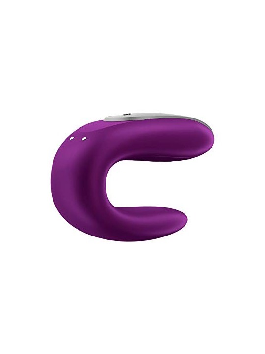 Satisfyer Double Fun Vibratore per coppie viola Bluetooth