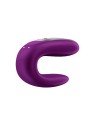 Satisfyer Double Fun Vibratore per coppie viola Bluetooth