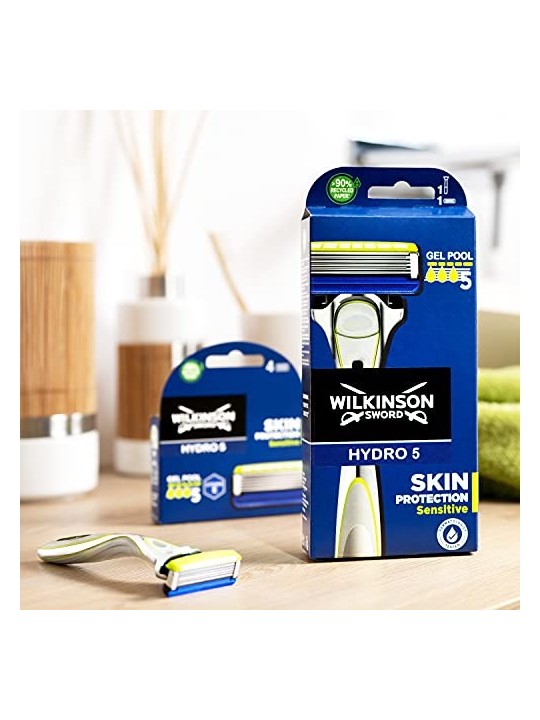 Wilkinson Sword Hydro 5 Protezione Pelle Sensibile 4 pezzi uomo