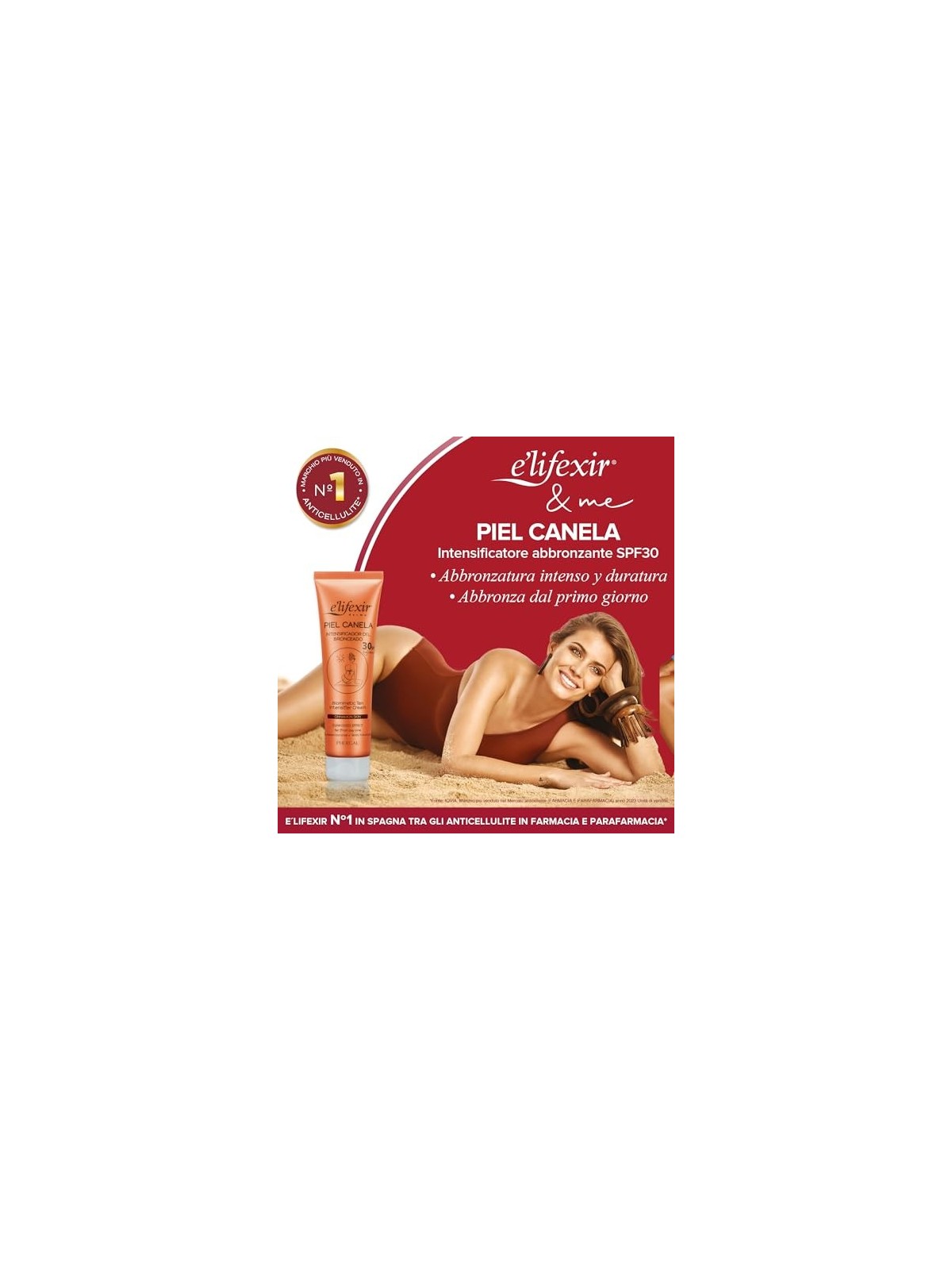 ELifexir Intensificatore di Abbronzatura alla Cannella Spf 30 150ml