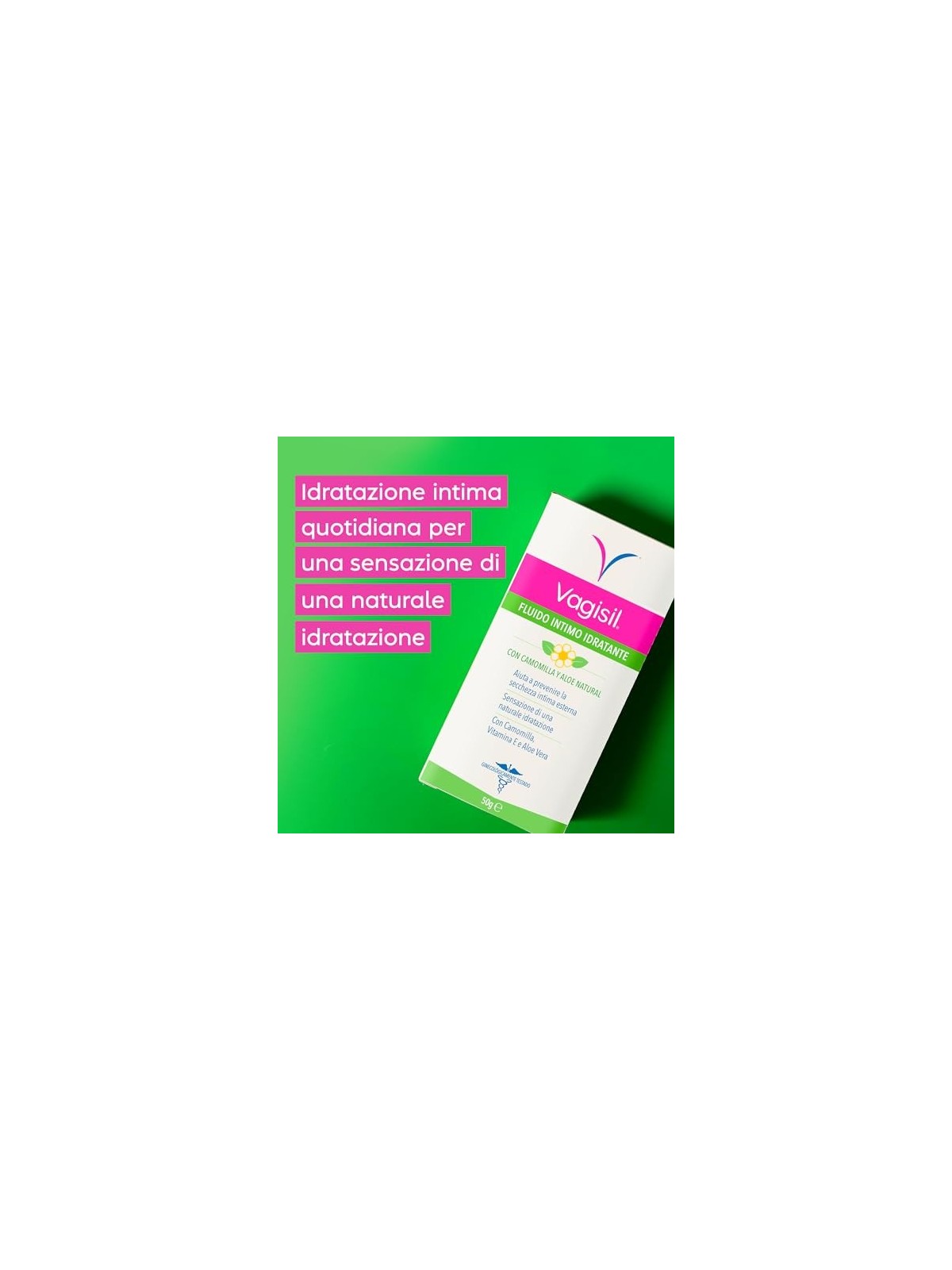 Vagisil Gel Idratante Naturale con Camomilla 50ml Donna