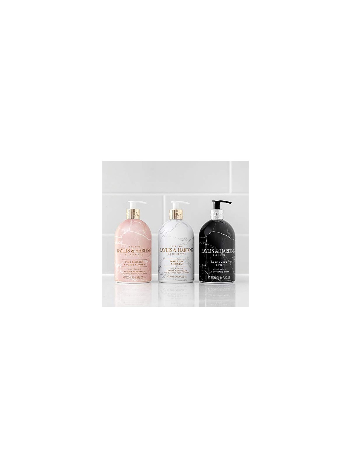Baylis & Harding Sapone liquido per le mani Pink Blossom & Lotus Flower Luxury Hand Wash 500ml donna Baylis & Harding www.essenz
