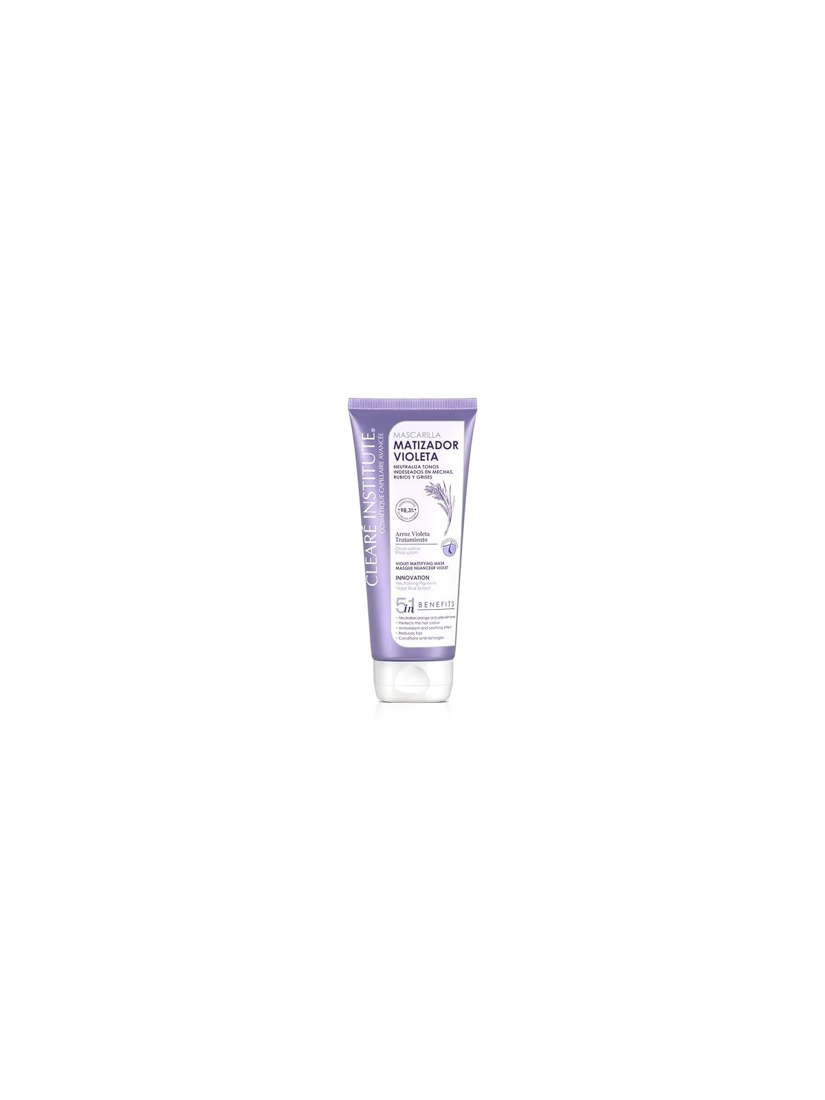 Maschera Clear Institute MATIZADOR viola 200ml donna