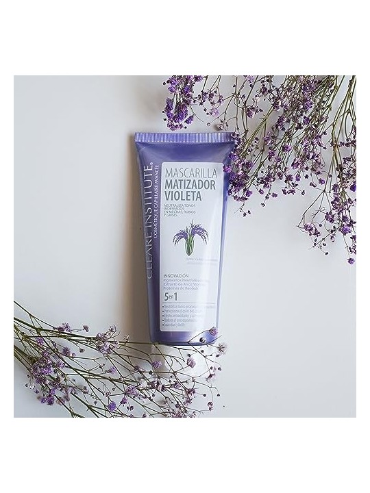 Maschera Clear Institute MATIZADOR viola 200ml donna