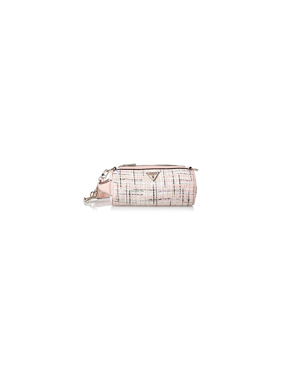 Guess Manhattan Pink Tweed Shoulder Bag
