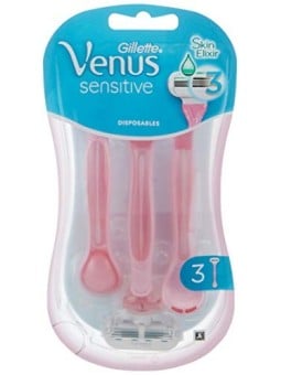 Gillette Venus Sensitive 3 pcs Disposable Razors