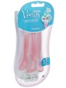 Gillette Venus Sensitive 3 pcs Disposable Razors