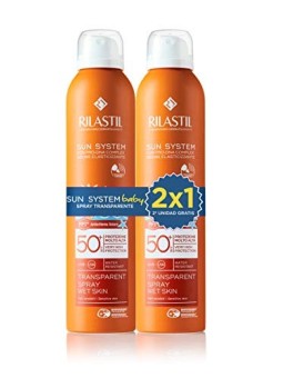 Rilastil SUN SYSTEM 50 BABY SPRAY TRANSPARENTE set 2 units