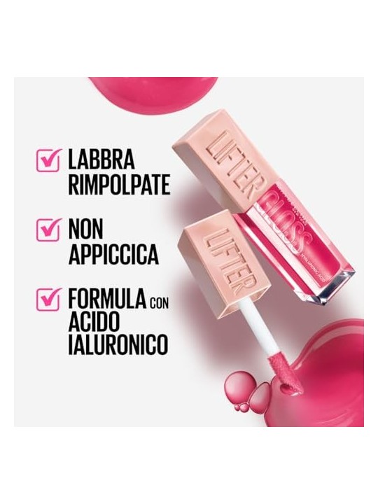 Maybelline Lifter Gloss Lucidalabbra idratante 54 ml donna 05 Petal