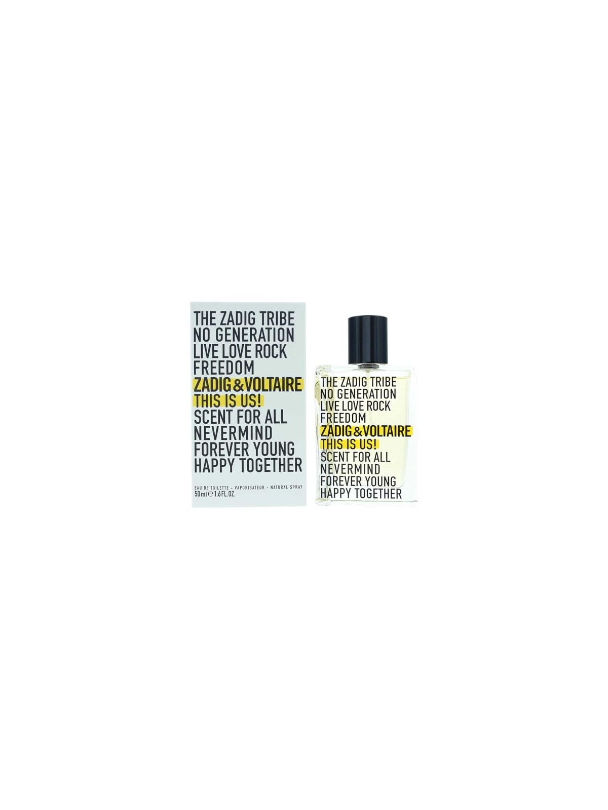 Zadig & Voltaire This is Us! SNFH eau de toilette Spray unisex 50ml