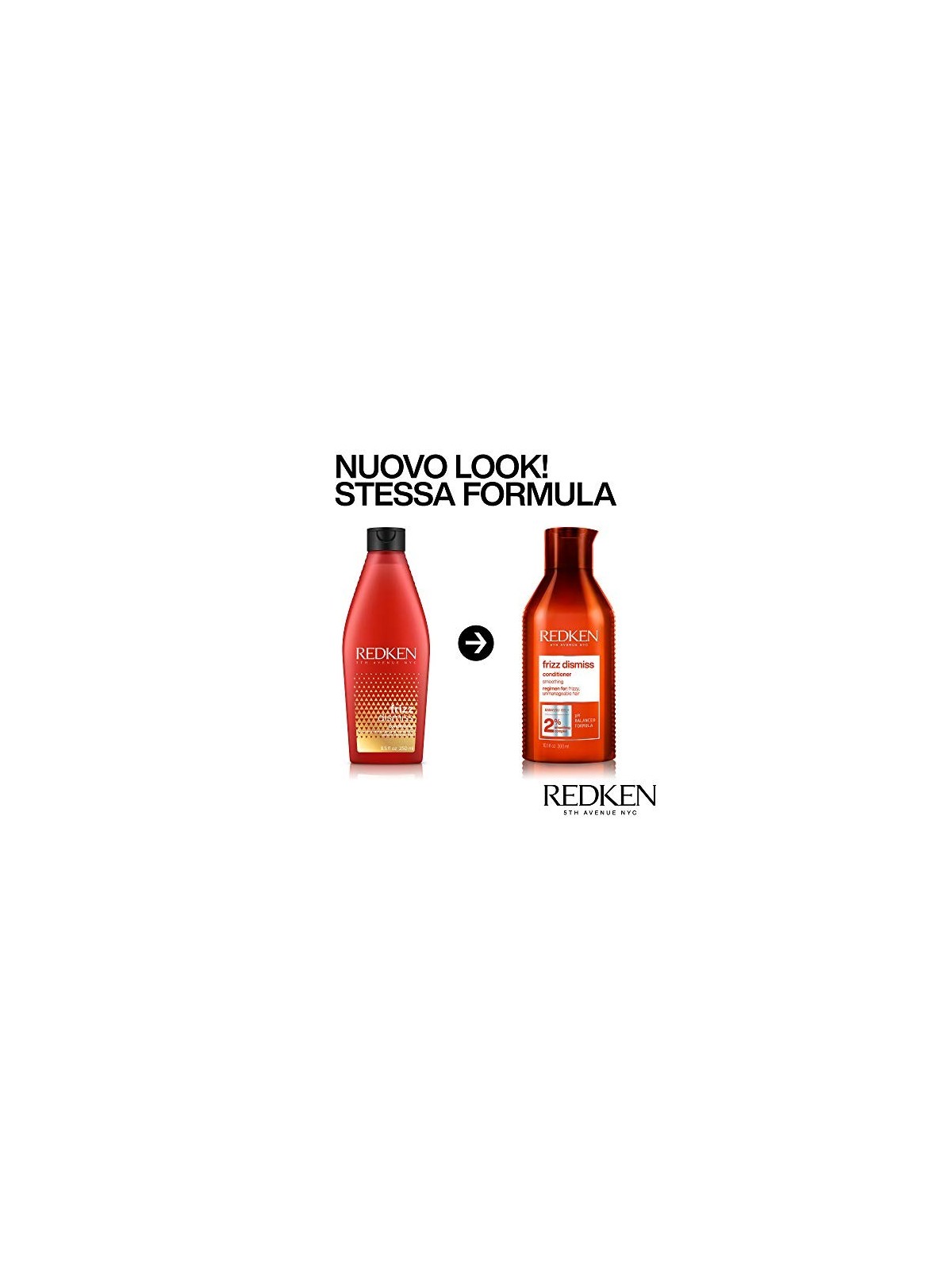 Redken Frizz Dismiss Conditioner 300ml Smooths Frizzy Hair