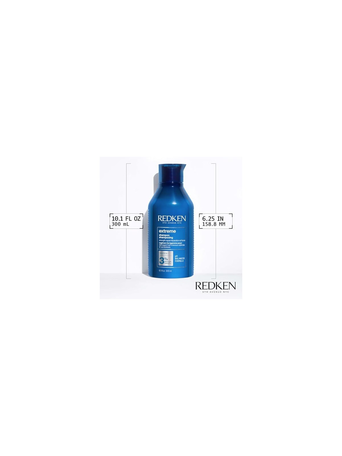 Redken Extreme Shampoo 300ml Rinforza e Ripara Capelli Danneggiati