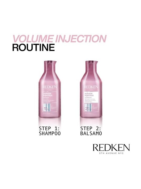 Redken Volume Injection Conditioner 300ml Volumizing For Fine Hair