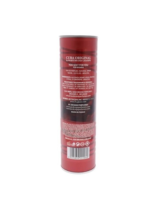 Cuba Troppo sexy per te eau de parfum donna 100ml