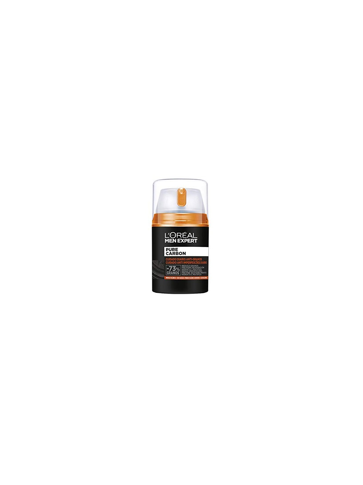 LOrï¿½ï¿½al Paris MEN EXPERT pure charcoal - cura viso quotidiana antibrufoli 50ml uomo