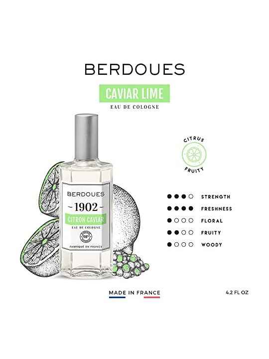 Berdoues 1902 Limone Caviale Eau de Cologne 125ml unisex