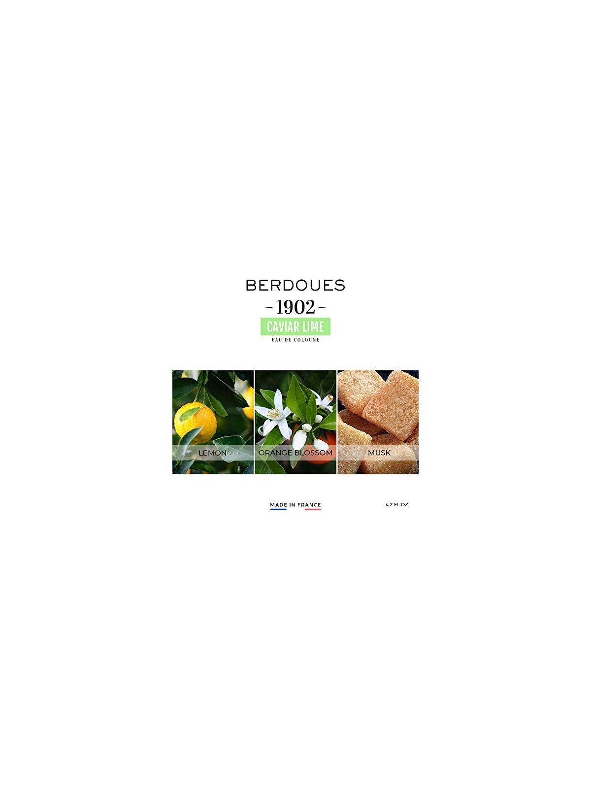 Berdoues 1902 Limone Caviale Eau de Cologne 125ml unisex