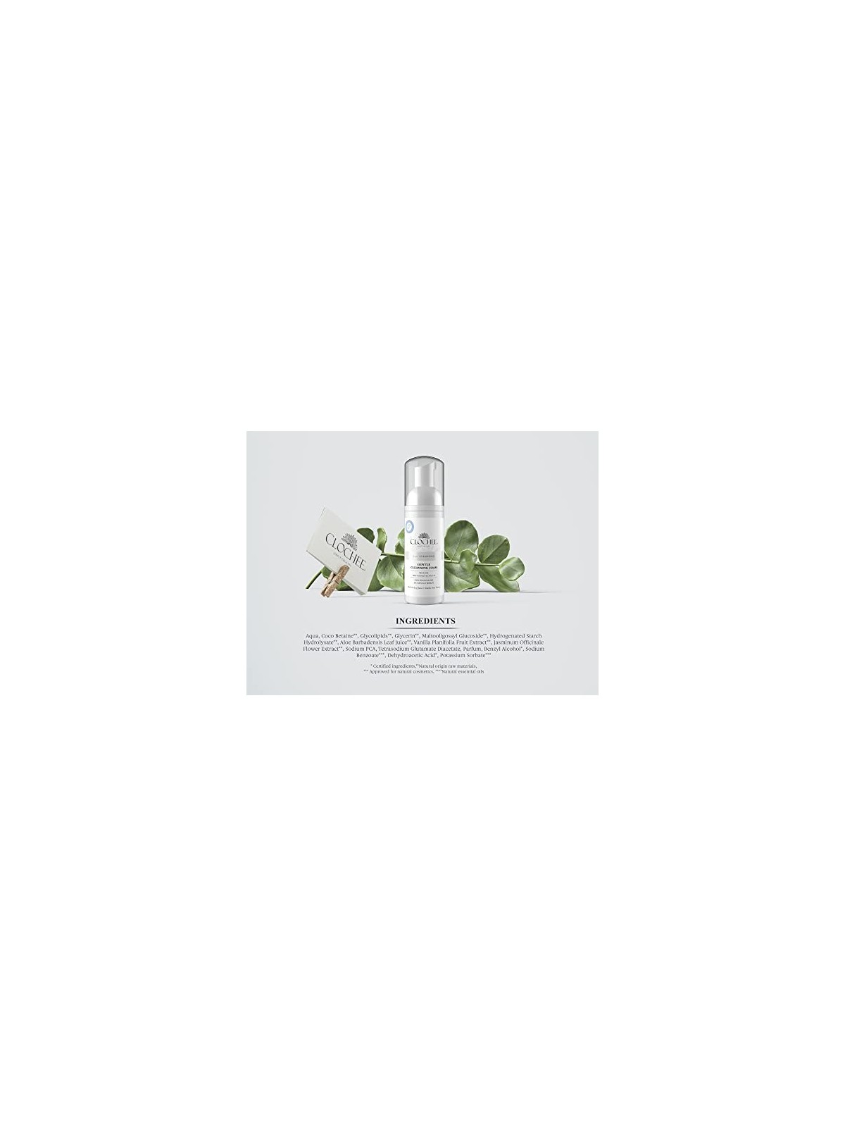 Schiuma detergente viso delicata CLOCHEE 150ml