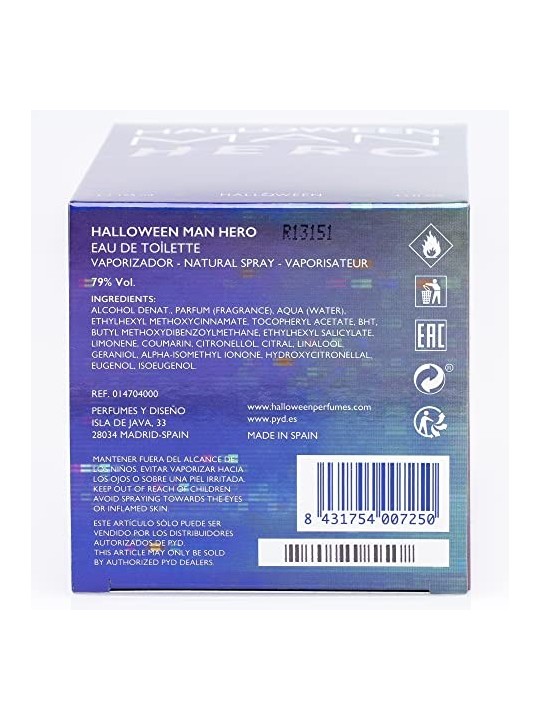 Eau de toilette uomo 125ml Jesus Del Pozo Hero
