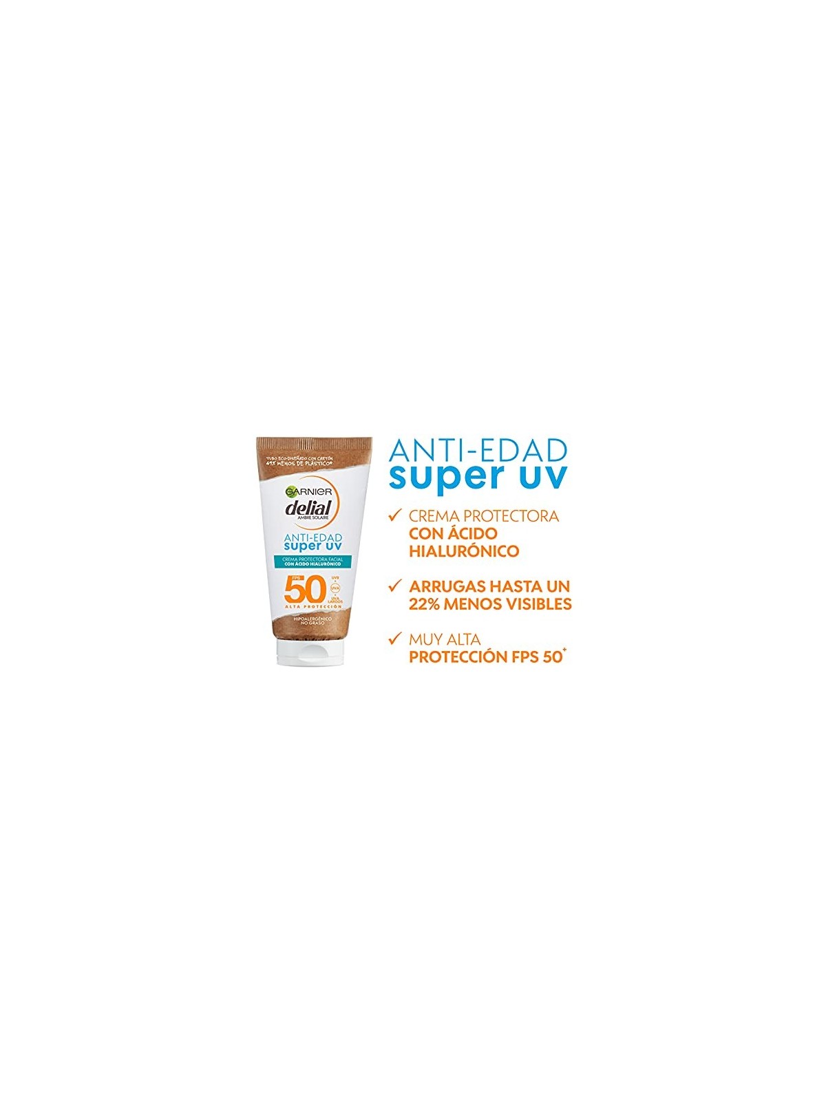 Crema viso anti-etï¿½ï¿½ SPF50 50ml unisex da Garnier