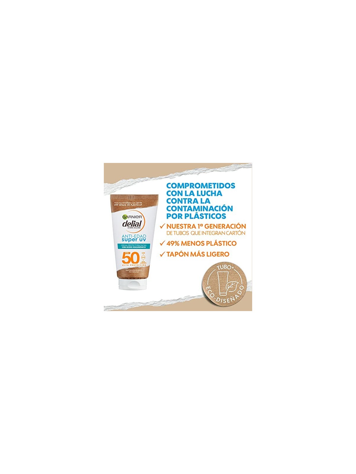 Crema viso anti-etï¿½ï¿½ SPF50 50ml unisex da Garnier