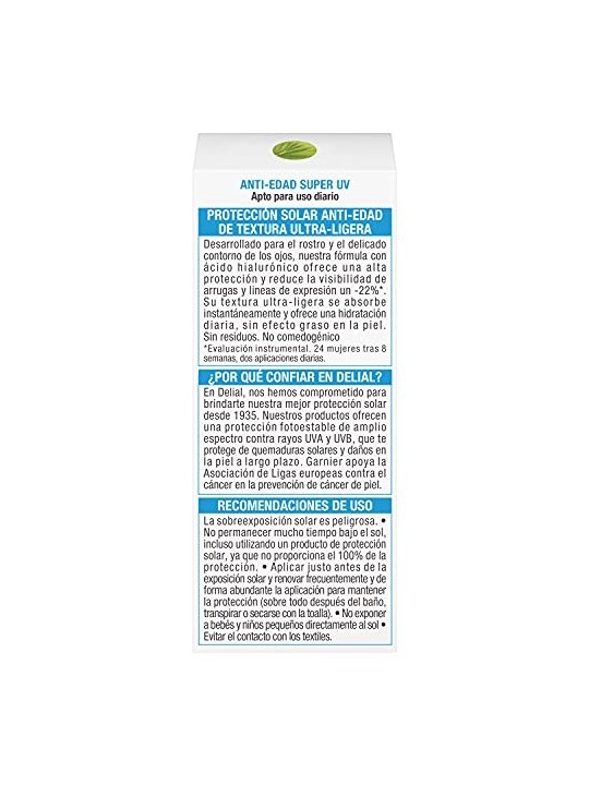 Crema viso anti-etï¿½ï¿½ SPF50 50ml unisex da Garnier