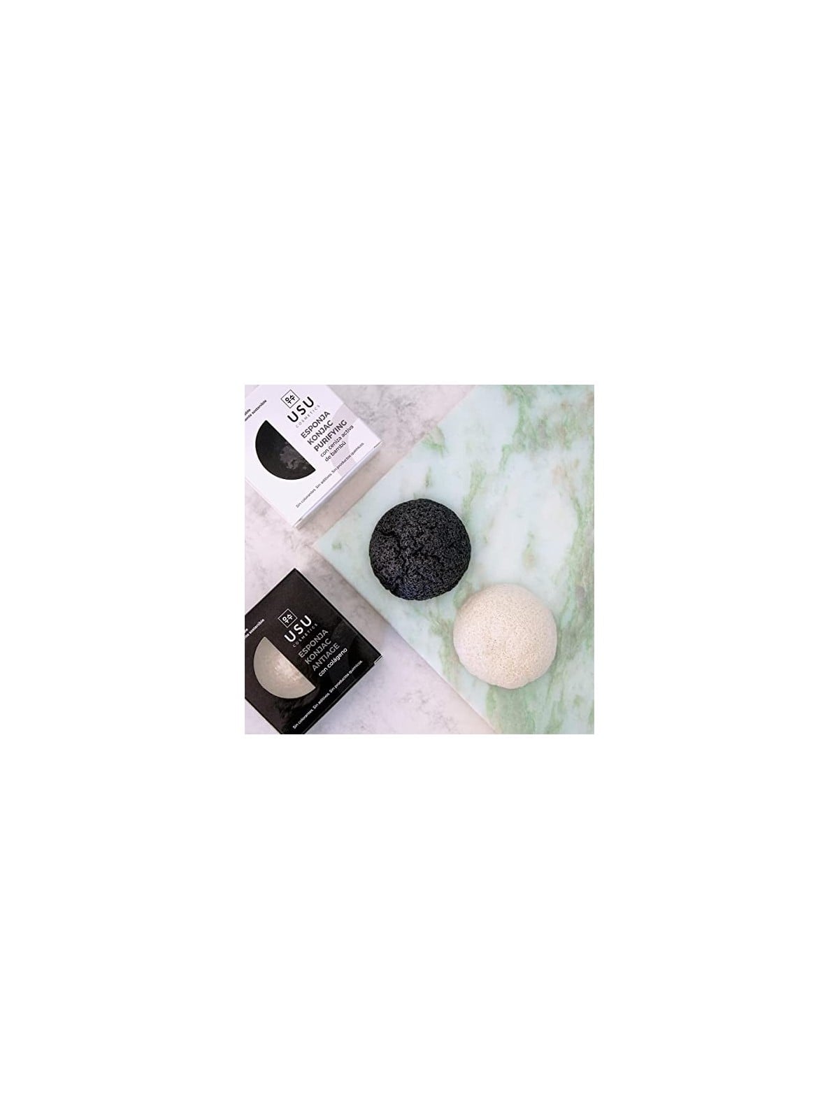 Esponja purificante KONJAC Usu Cosmetics