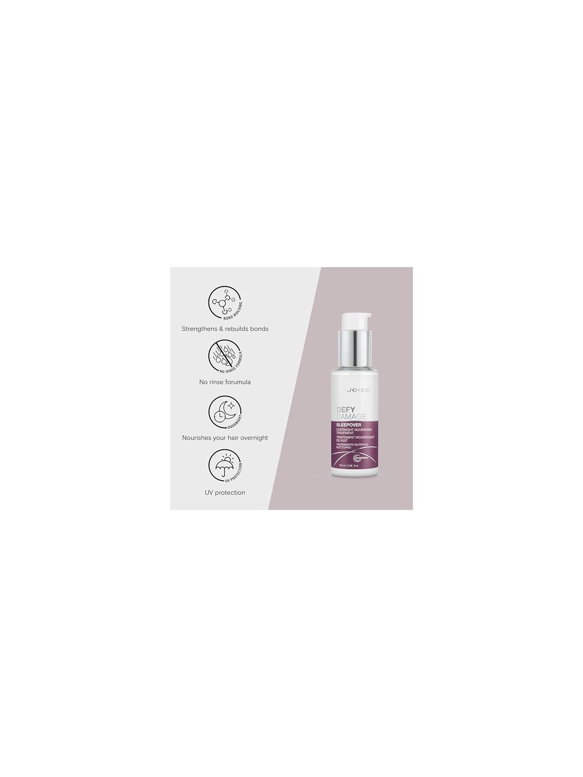 Joico DEFY DAMAGE Nutrient Night Treatment - 100ml