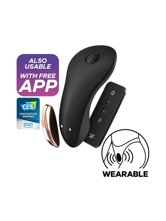 SATISFYER LITTLE SECRET VIBRATORE BLUETOOTH PERIZOMA 1UN