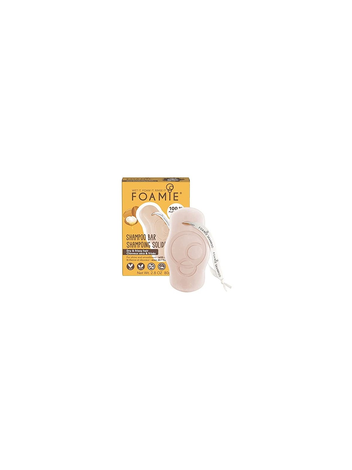 Foamie Kiss Me Argan Shampoo Bar capelli secchi e ricci