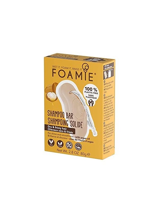 Foamie Kiss Me Argan Shampoo Bar capelli secchi e ricci