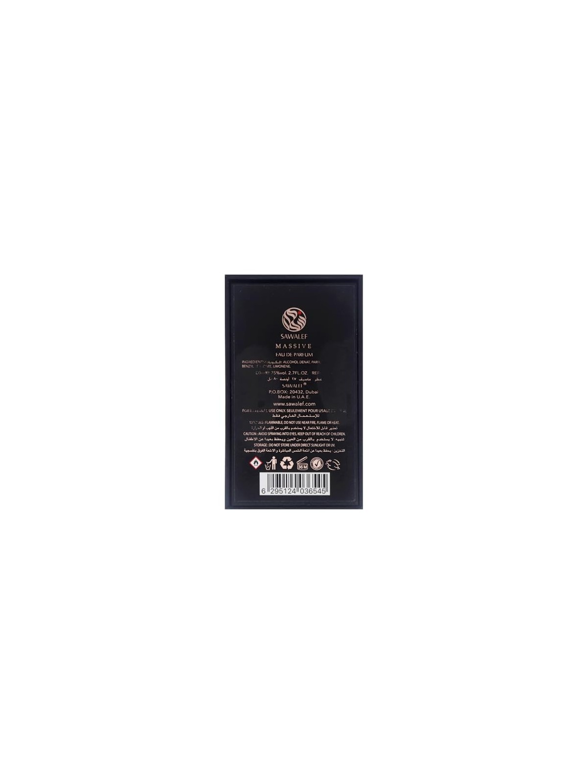 Sawalef Massive Eau De Parfum 80ml uomo