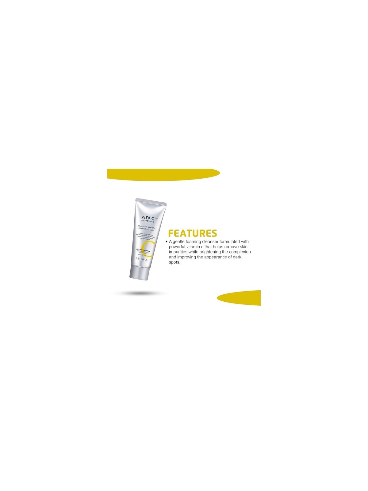 Vita C Plus Clear Complexion Foaming Cleanser schiuma detergente viso con vitamina C 120ml