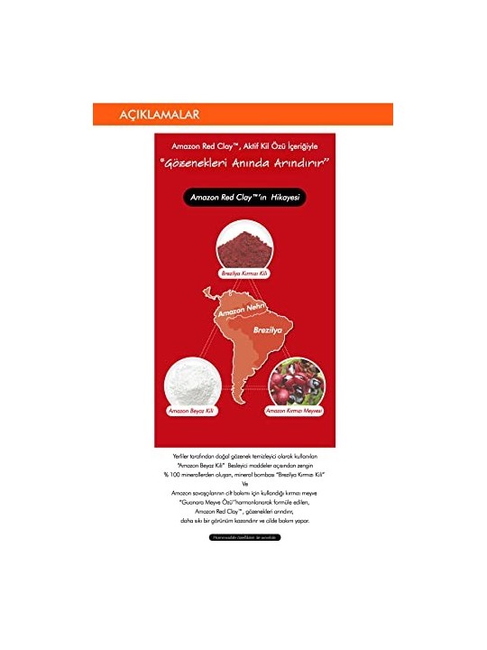 Missha Maschera pori Amazon Red Clay 110ml