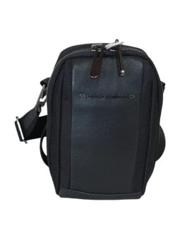 Piquadro Brief 2 Borsa a Tracolla in Tessuto Riciclato Nero CA5485BR2 uomo