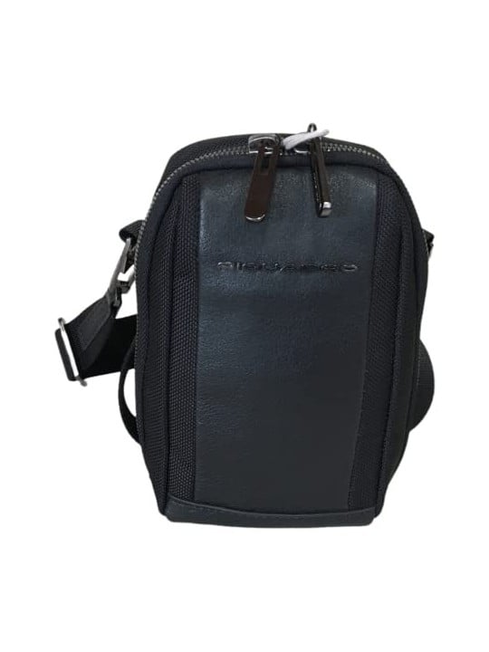 Piquadro Brief 2 Borsa a Tracolla in Tessuto Riciclato Nero CA5485BR2 uomo