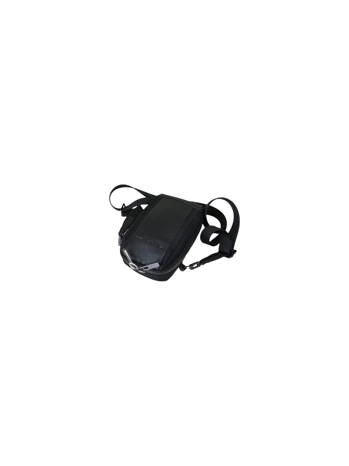 Piquadro Brief 2 Borsa a Tracolla in Tessuto Riciclato Nero CA5485BR2 uomo