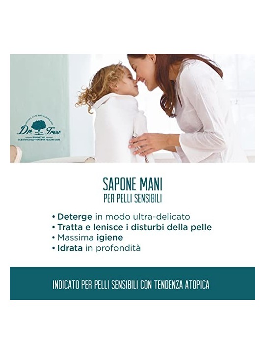 DR TREE SAPONE DERMOPROTECTOR PER LE MANI per pelle sensibile 200ml unisex