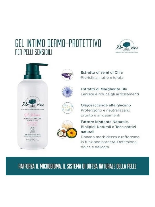 Gel Intimo per Pelle Sensibile 400ml Unisex