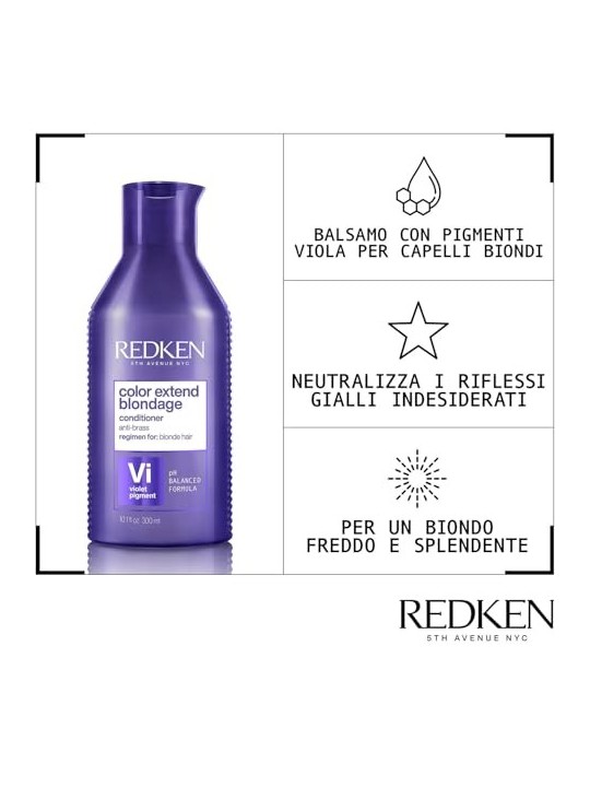Balsamo Redken Color Extend Blondage per Capelli Biondi 300ml