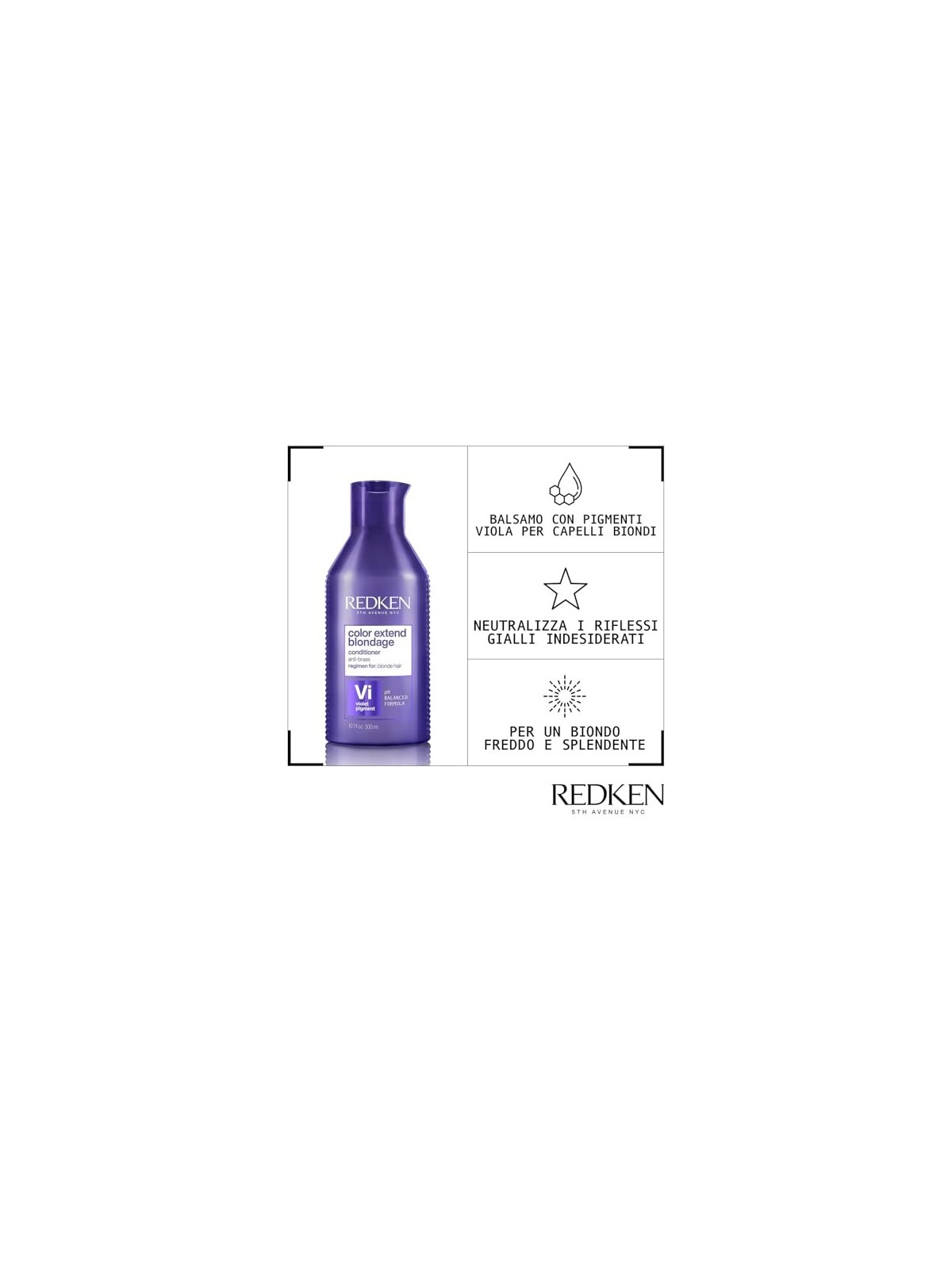 Balsamo Redken Color Extend Blondage per Capelli Biondi 300ml
