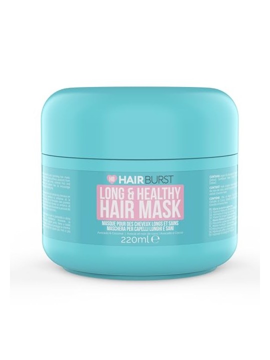 Maschera capelli lunghi e sani per donna. Nutre e rinforza i capelli. 220ml