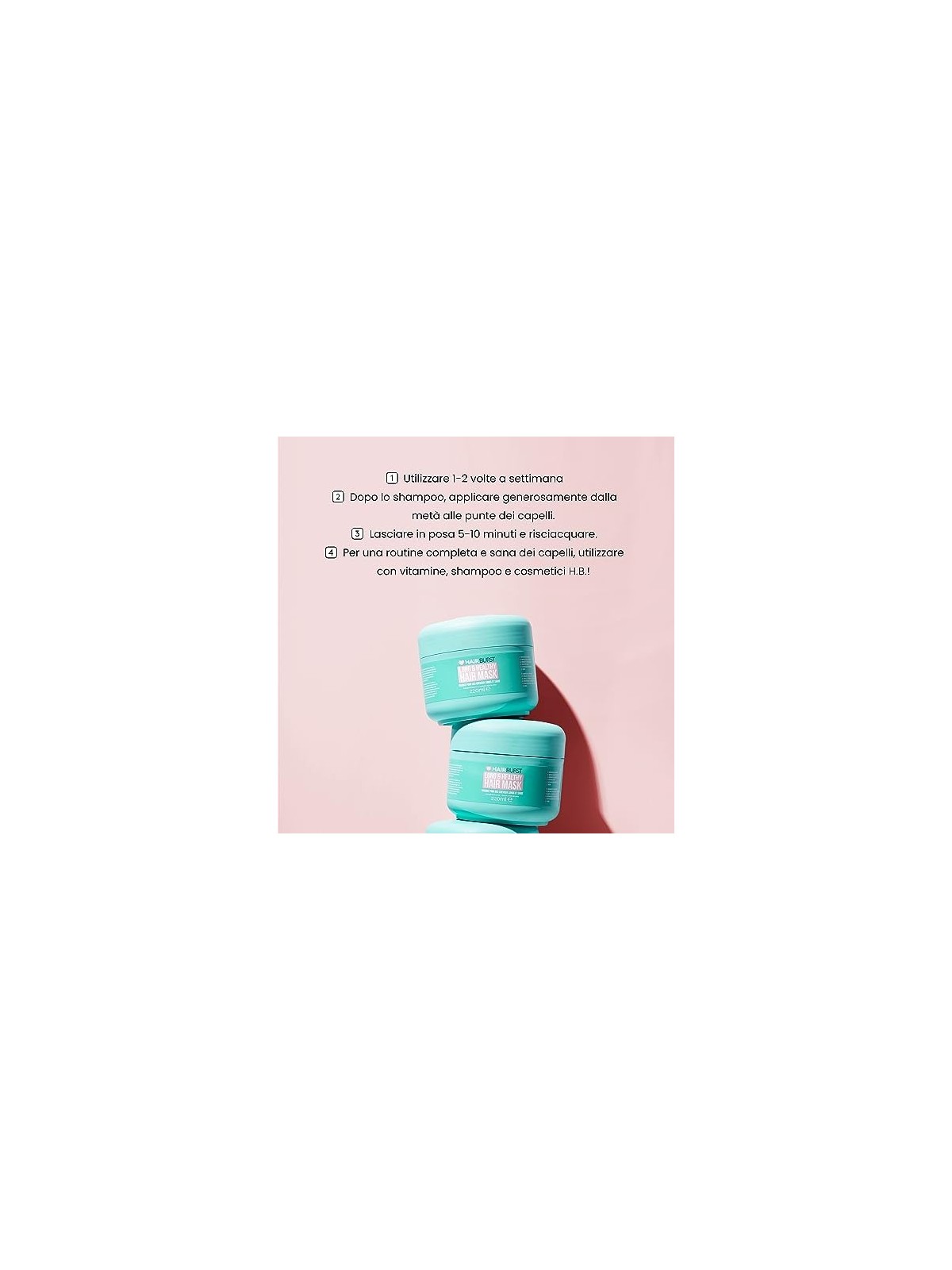 Maschera capelli lunghi e sani per donna. Nutre e rinforza i capelli. 220ml