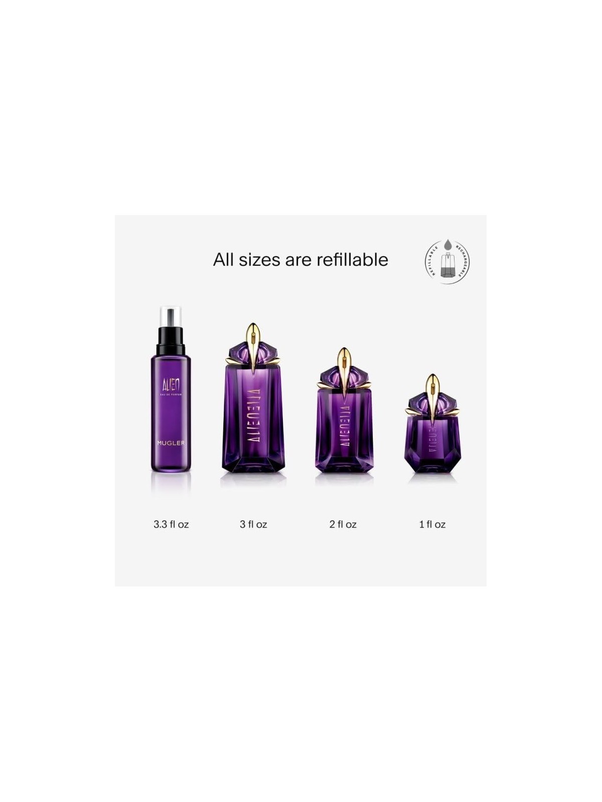 Thierry Mugler Alien Eau de Parfum Spray Refillable 30ml Donna