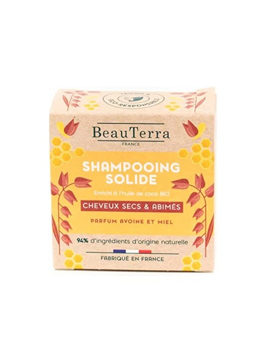 Beauterra SOLIDE Shampoo all'avena e miele 75 gr unisex